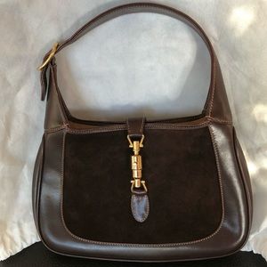 Authentic Gucci Nubuck Leather Jackie
